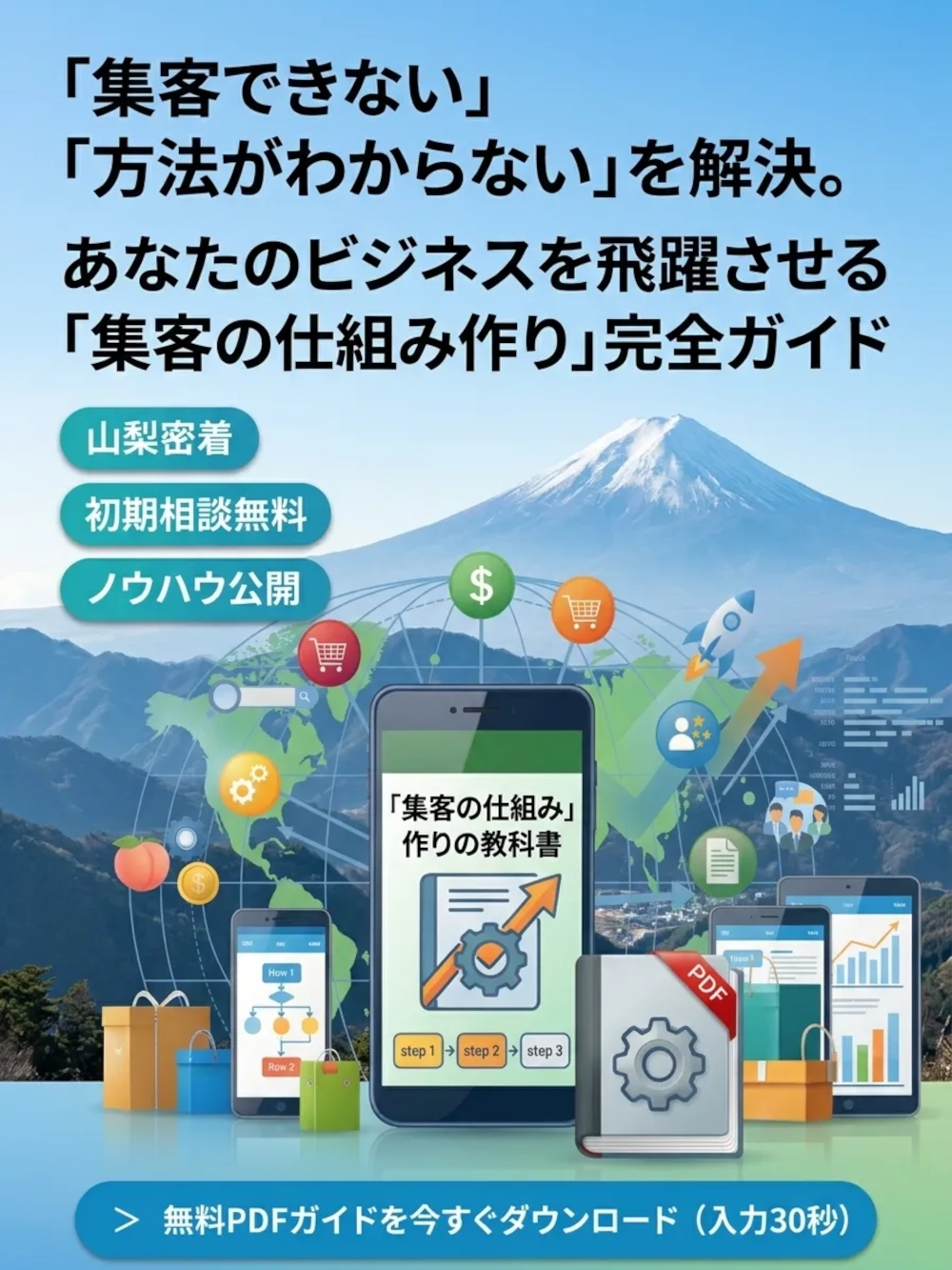 山梨集客ドットコムの集客特化型ホームページ制作
